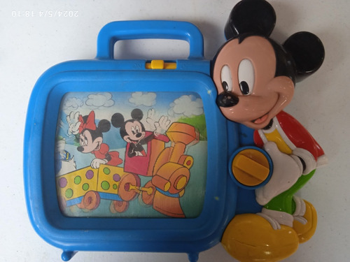 Vintage Arco Disney Mickey Mouse Pantalla De Tv Musical