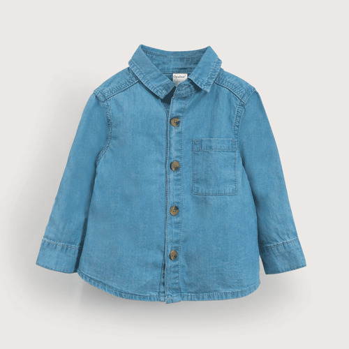 Camisa Bebés Azul 40098 Opaline