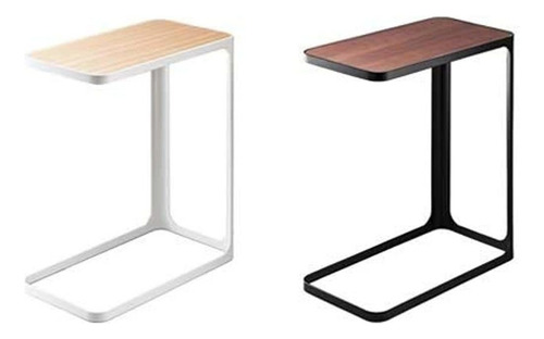 Yamazaki Home Compact Tower Side Table Blanco