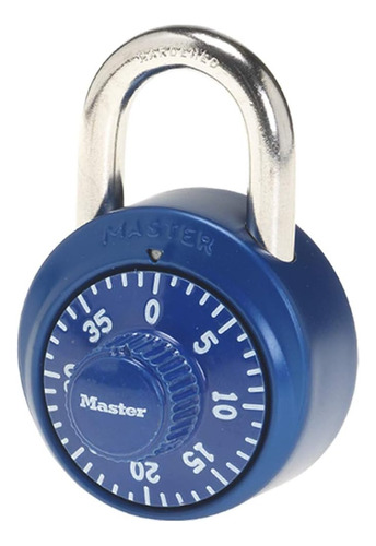 Candado De Combinación, Master Lock 1530dcm, Azul