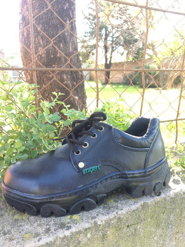 Art 108 Ne Zapato Trabajo Acero Cuero Suela Caucho Krapert
