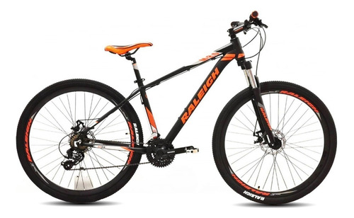 Bicicleta Mtb Raleigh Mojave 2.0 Rodad 29 Shimano ** Fas Color Negro/Naranja Tamaño del cuadro 15