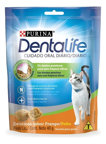 Dentalife® Gatos Snack Dental 40g X12 Limpieza Efectiva