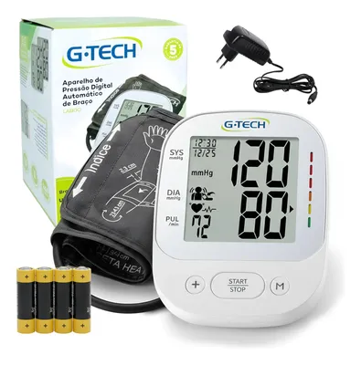 Medidor De Pressão Arterial Digital De Braço Portátil G-tech Medidor La800