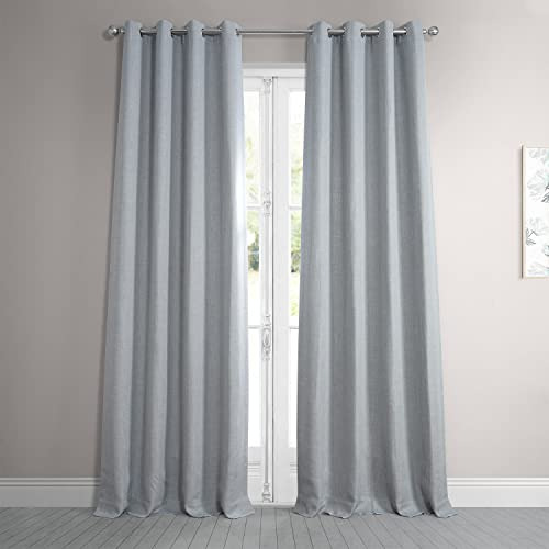 Hpd Half Price Drapes Boch-ln1859-120-gr - Cortina De Lino S