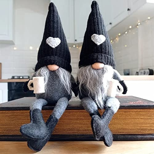 2 Pcs Decoración De Gnomos Del Café, Gnomos De Tomte ...