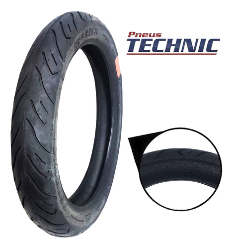 Pneu Traseiro Aro 18 S/c 62p 100/90-18 Cbx 200 Strada