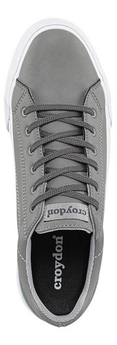 Imagen 6 de 8 de Tenis Zareen Gris Para Hombre Croydon