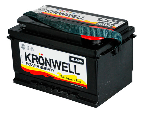 Bateria Kronwell 12x75 Renault Clio 1.2 1.6 1.5 Cdi