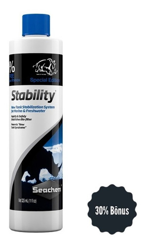 Seachem Stability 325ml - Acelerador Biológico Para Aquário