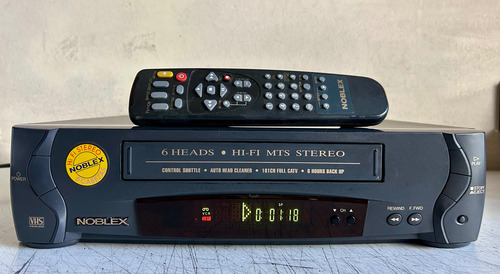 Videocasetera Videograbadora Noblex Hi Fi Stereo !! Negro (Usado)