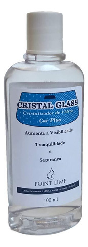 Vitrificador De Vidros Cristal Glass 100 Ml Point Limp