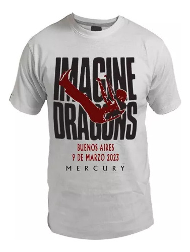 Remera Imagine Dragons Logo Rock Internacional 1 Infantil