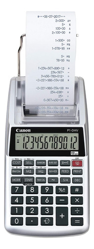 Canon P1-dhv-3 Printing Desktop Calculator, Sliver (2203c...