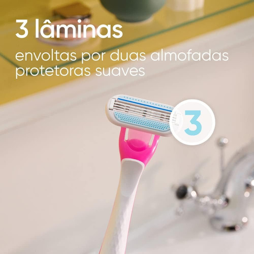 Aparelho Feminino Venus Tropical Gillette Com 3 Unidades