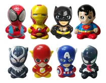 Comprar 20 Alcancias De Superheroes Pintadas Spiderman, Superman