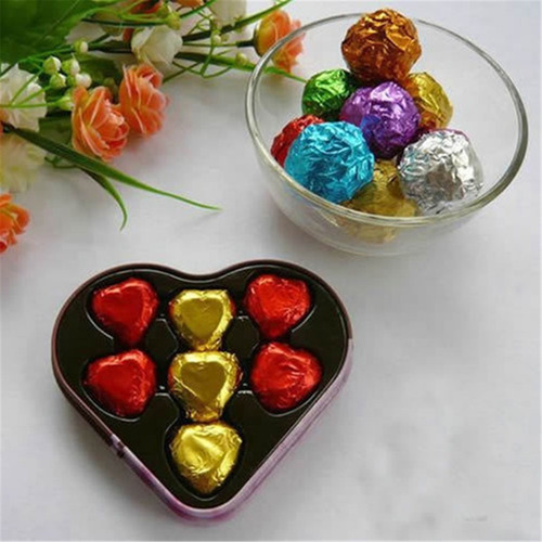 A Envoltorios De Chocolate De Papel De Aluminio Surtidos