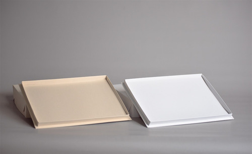 Imagen 8 de 10 de Caja Base Bandeja + Tapa 1kg 33,5x25,5x6 Cm (x50u) - 041a