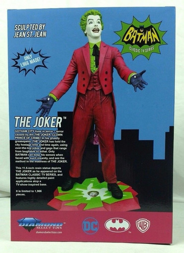 Imagem 6 de 7 de Batman Classic 1966 Tv Series Joker Resin Statue Romero