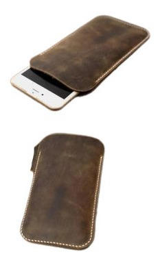 Funda De Cuero Para Celular Teléfono 