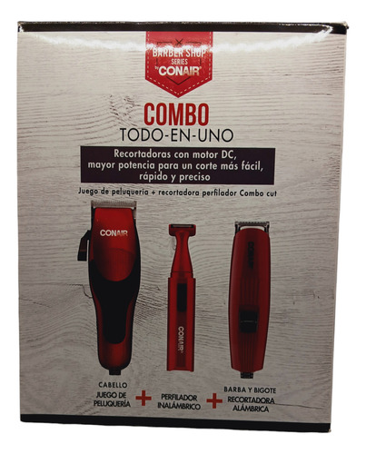 Combo Todo En Uno Recortadoras Y Perfiladora Conair