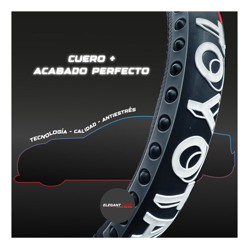 Forro De Timon Deportivo Toyota 37-38cm
