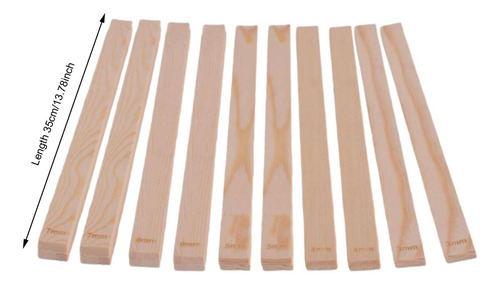 Tiras Medidoras, Guías De Rodillo De Madera, Estilo B