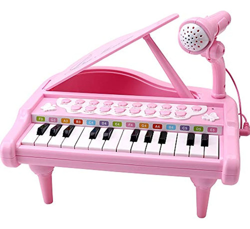 Piano De Juguete Para Niños En Color Rosa