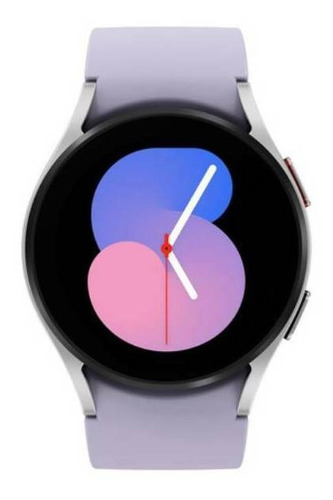 Imagen 1 de 9 de Samsung Galaxy Watch5 Small (Bluetooth) 1.2" caja 40mm de aluminio armor silver, malla silver SM-R900