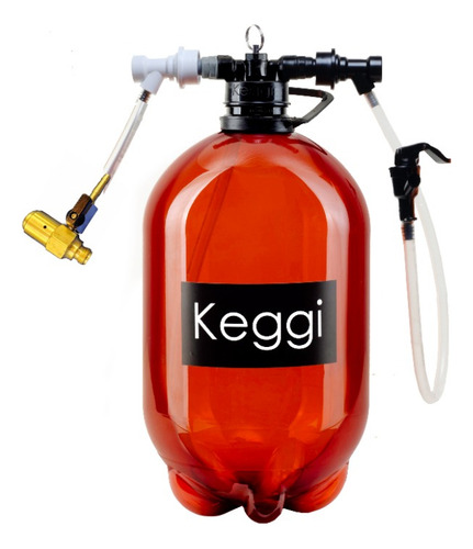 Imagen 1 de 4 de Chopera P/cerveza Keggi Original 10l Para Co2 C/regulador 1k