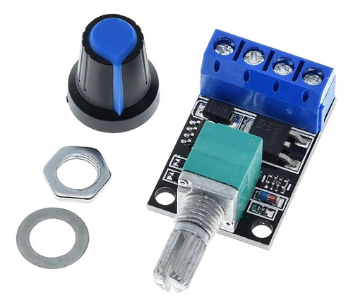5 Peças Controlador De Velocidade Motor Pwm Dc 5v 12v 10a