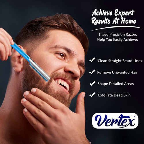 Barba Bigoteado Borde Recto Afeitar Hombre Barba Barba Edger