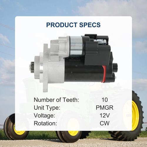 Arrancador Compatible Con John Deere 5045d 5055e 5065e 5075e