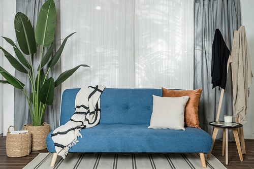 Sofa Karla Azul Këssa Muebles