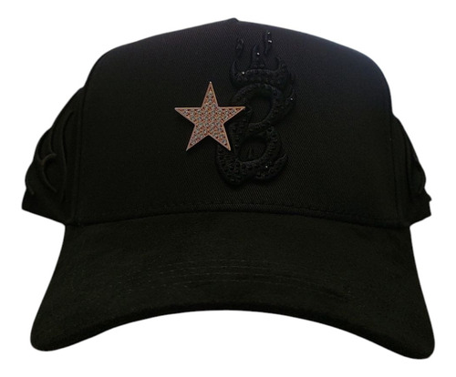 Gorra El Barbas Hats B Star Rose Gold Negro Único