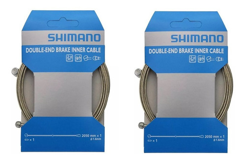 Kit X 2 Cable De Freno Shimano Mtb O Ruta Original Select