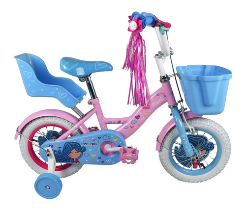 Bicicleta Monk Pintarela Niña Rodada 12 