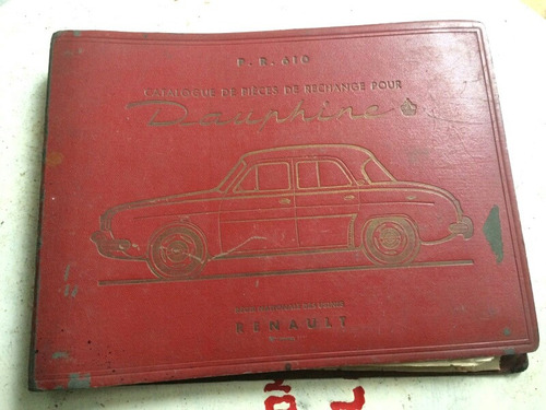 Antiguo Manual Original Renault Dauphine