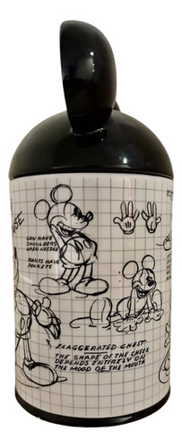 Pote De Biscoito Disney Mickey Mouse Preto E Branco