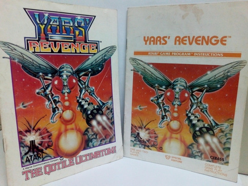 Atari Yars Revenge (librito Con Instrucciones + Comic)