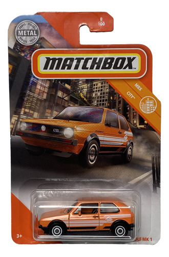 Matchbox Mbx-city 8/100 Volkswagen Golf Mk1