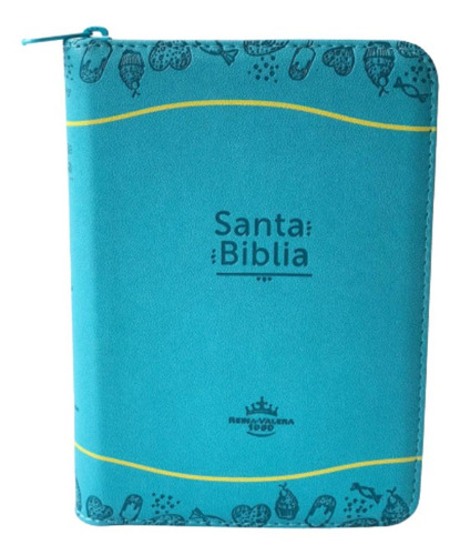 Biblia/rvr045cztilm Pjr/azul Amarillo