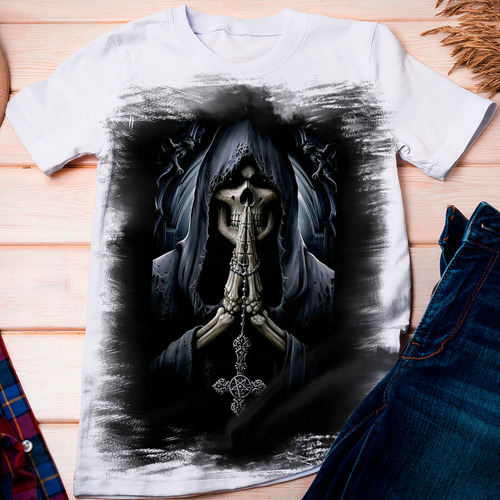 Camiseta Caveira Morte 1 - Dicelli