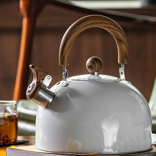 3l Stainless Steel Tea Pot For Stovetop Top Folding Handle