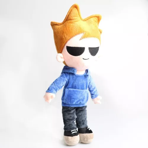 Eddsworld boneca de pelúcia infantil, brinquedos criativos de pelúcia,  travesseiros macios, periféricos, Tord Matt, Tom, 32 cm, 38cm