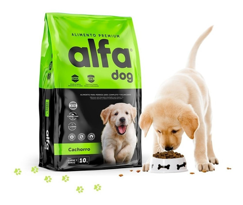 Alimento Perro Alfa Dog Premium Cachorro 10 Kg