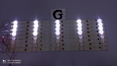 Tot 40b3800 8x5 8 Tiras De 5 Leds Ekt Lekt40b33800