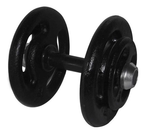 Dumbbell Pintado Pegada Emborrachada Academia Fitness 28kg