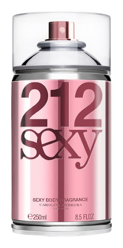 Perfume Feminino 212 Sexy De Carolina Herrera Body Spray Volume da unidade 250 mL