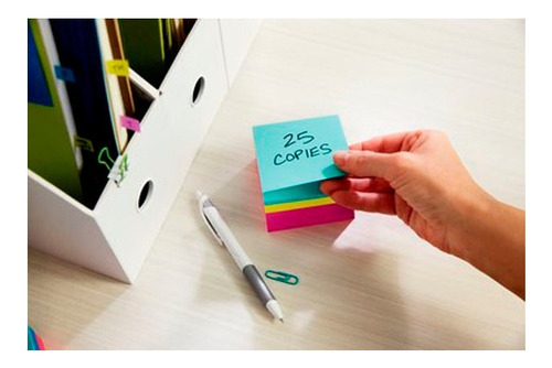 Notas Adhesivas 3m Post-it Cubo 3 Colores 76x76cm
